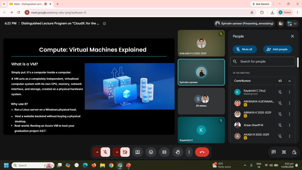 IEEE Cloud X virtual machine presentation