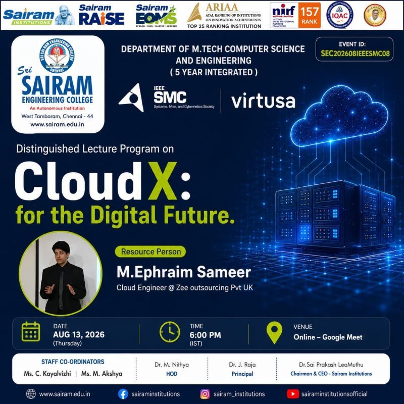 IEEE DLP Cloud X: For the Digital Future poster